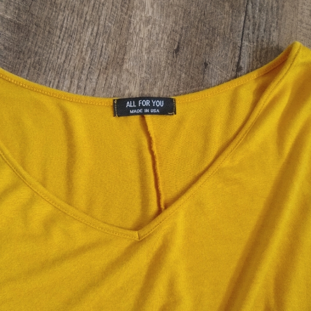ALL FOR YOU X-Large yellow tank top dress